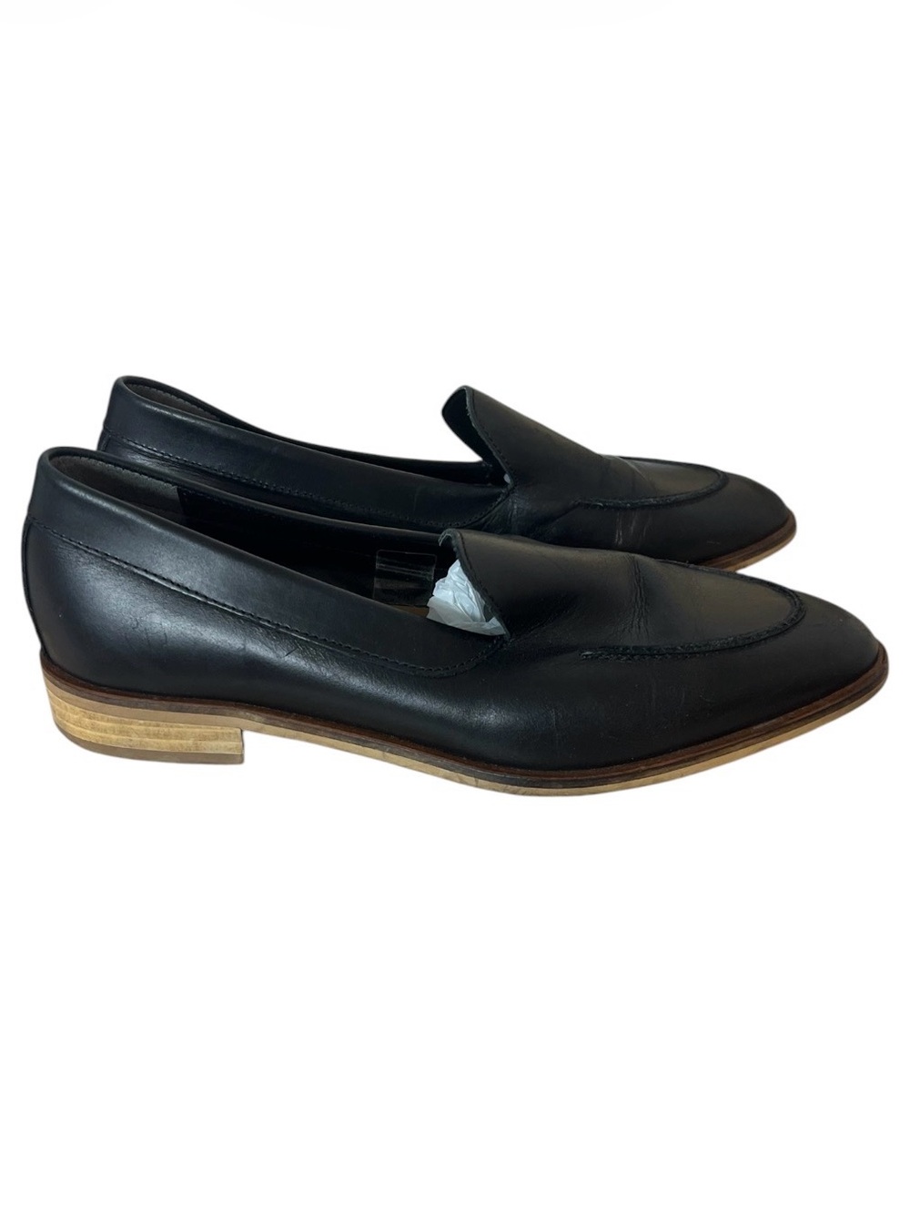 Everlane The Modern Black Leather Loafers Women’s Size 6 Minimalist Preppy